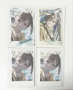 【ChroNoiR BlueMemories】叶 チェキ風カード 4点セット