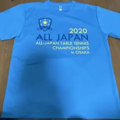 2度着用　ニッタク　Nittaku 2020年全日本卓球選手権Tシャツ　練習着L