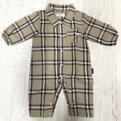 POLO Baby チェック柄ロンパース 70