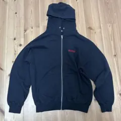 XLARGE ジップアップパーカー ブラック M