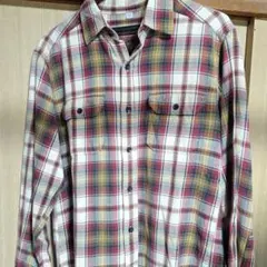 チェック柄 長袖シャツ