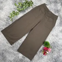 ✨GEORGES RECH✨サイズ38(M) ブラウン ワイドパンツ