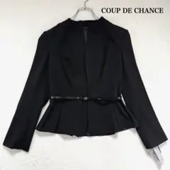 新品タグ付き✨未使用【クードシャンス】ノーカラージャケット ホワイト 白 40 2025年最新】COUP DE CHANCE カラー：ホワイト系 ノーカラー