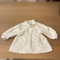 【美品】女の子フード付きアウター95cm