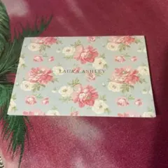 LAURA ASHLEY 一筆箋　花柄 ブルー
