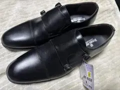 未使用　ハイドロテック　ビジネスシューズ　26.5 ダブルモンク　黒