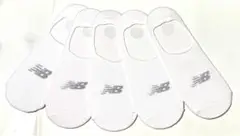 新品　NB ニューバランス　ポイント　ロゴ　滑止付き　メンズ　スニーカーソックス