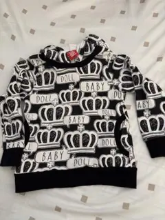 BABY DOLL クラウン柄 トレーナー 110