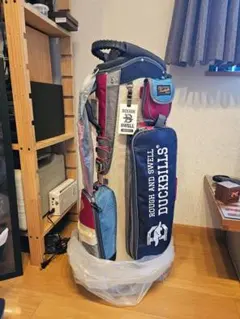 新品未使用　暗所保管　 Ralph & Swell キャディバッグ 青/赤 新品未使用 暗所保管 Ralph & Swell キャディバッグ 青/赤