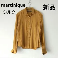 新品 martinique マルティニーク シルク サテン シャツ ブラウスのサムネイル