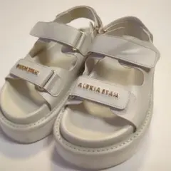 ALEXIA STAM Logo Platform Sandals【Ｍ】のサムネイル