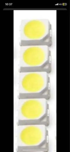 LEDチップ SMD 3528 ホワイト 白発光 5コ イネックス INEX