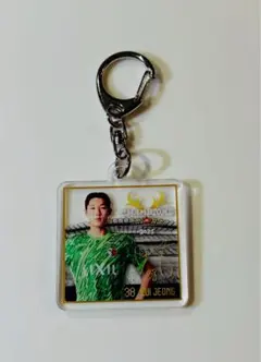 38 EUI JEONGアクリルキーホルダー 赤