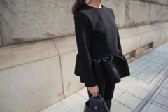 ヘイヴHeve tulip bonding blouse グレー - メルカリ