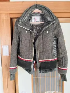 ★希少美品 ★MONCLER モンクレール ダウンジャケット ライダース 1 MONCLER モンクレール ダウンジャケット メンズ ダウン バイカー