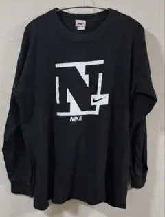 90年代【NIKE 】ブラック ロングスリーブ Tシャツ