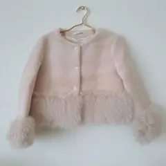 ファー ノーカラージャケット