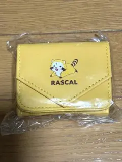 ラスカル　折りたたみミニ財布　黄色