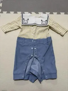プティマイン×モンポケ　セーラーカバーオール