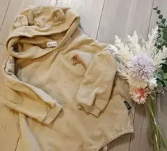 POLO ラルフローレン　ベージュ フード付きロンパース 70～80