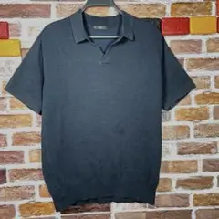 23区ＨＯＭＭＥ ダークネイビー サマー ニット メンズ 48