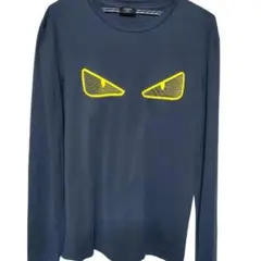 ​【正規品】FENDI フェンディ モンスター バグズアイ 長袖Tシャツ 黒 Lのサムネイル