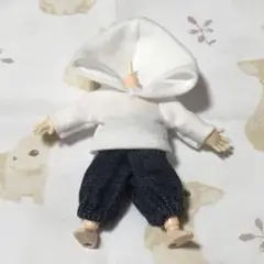 オビツ11 服 ハンドメイド 上下 セット (白) 即購入OK