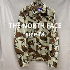 i436♪ ザノースフェイスパープルレーベル　迷彩コーチジャケット　M