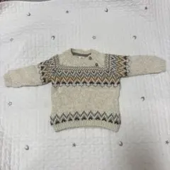 【H&M】ノルディック柄セーター 4〜6m 冬