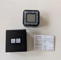 ユニクロ ノベルティ 時計 ブラックのサムネイル