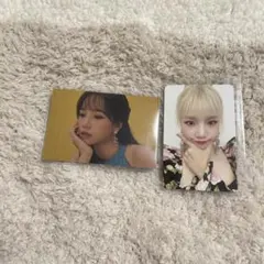 IZ*ONE チョ・ユリ　トレカ　2枚セット