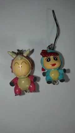 クレヨンしんちゃん　つながるマスコット　ネネちゃんとボーちゃん