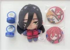 ブルーロック展 黒名蘭世 缶バッジ ぬいぐるみ アクリルスタンド