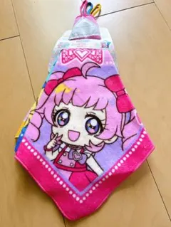 ひみつのアイプリ ひまり ループタオル つむぎ 女の子 みつき　３枚セット