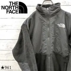 【961】USA規格90s ノースフェイス デナリジャケット 刺繍ロゴ ボア