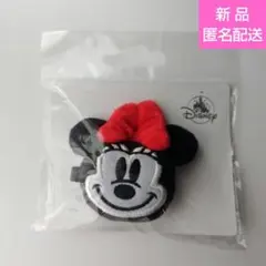 ミニー ヘアクリップ ぬいぐるみ風 ディズニーストア 前髪クリップ