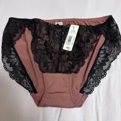 最終お値下げaimerfeel Lサイズ ピンク/黒 ショーツ