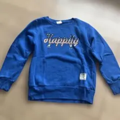 Happily プリント トレーナー 青