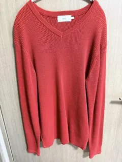 AZUL BY MOUSSY ニットトップス Lサイズ 赤のサムネイル