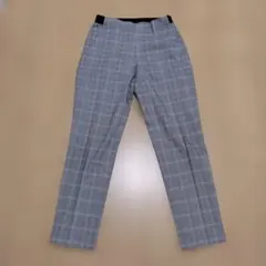 【美品】UNIQLO チェック柄 スリムフィット スラックス ユニクロ