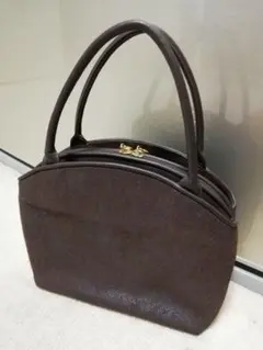 花柄 ハンドバッグ レース風 / レディース 婦人 / ブラウン