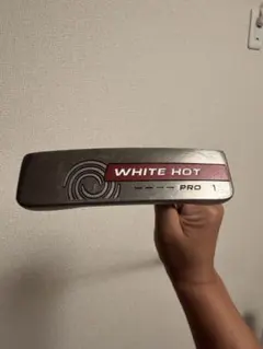 ODYSSEY WHITE HOT PRO 1 パター　専用カバー付のサムネイル