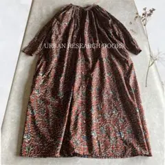URBAN RESEARCH DOORS オリエンタルロングシャツワンピース