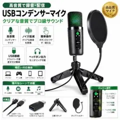 USB 콘덴서 마이크 메인 스탠드 (팝 가드 스트리밍 코멘터리 포함)