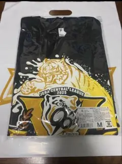阪神タイガース2025セリーグ優勝記念ビールかけTシャツ（黒）　Mサイズ