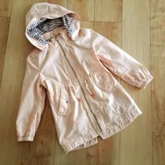 H&M フード付きピンクジャケット