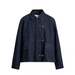 ZARA トグルボタン ジャケット ファイヤーマンジャケット フード付き