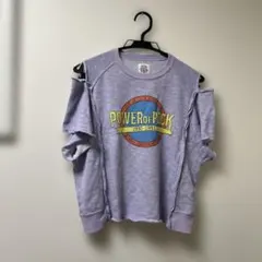 新！お値下げしました【Ocean & Ground】リメイク肩開きTシャツ140のサムネイル