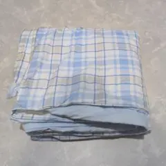 敷布団　カバー　ブルー　水色
