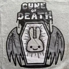CUNE Tシャツ CUNE OF DEATH グレー L